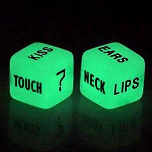 Glow-in-the-Dark Dice Set for Adults